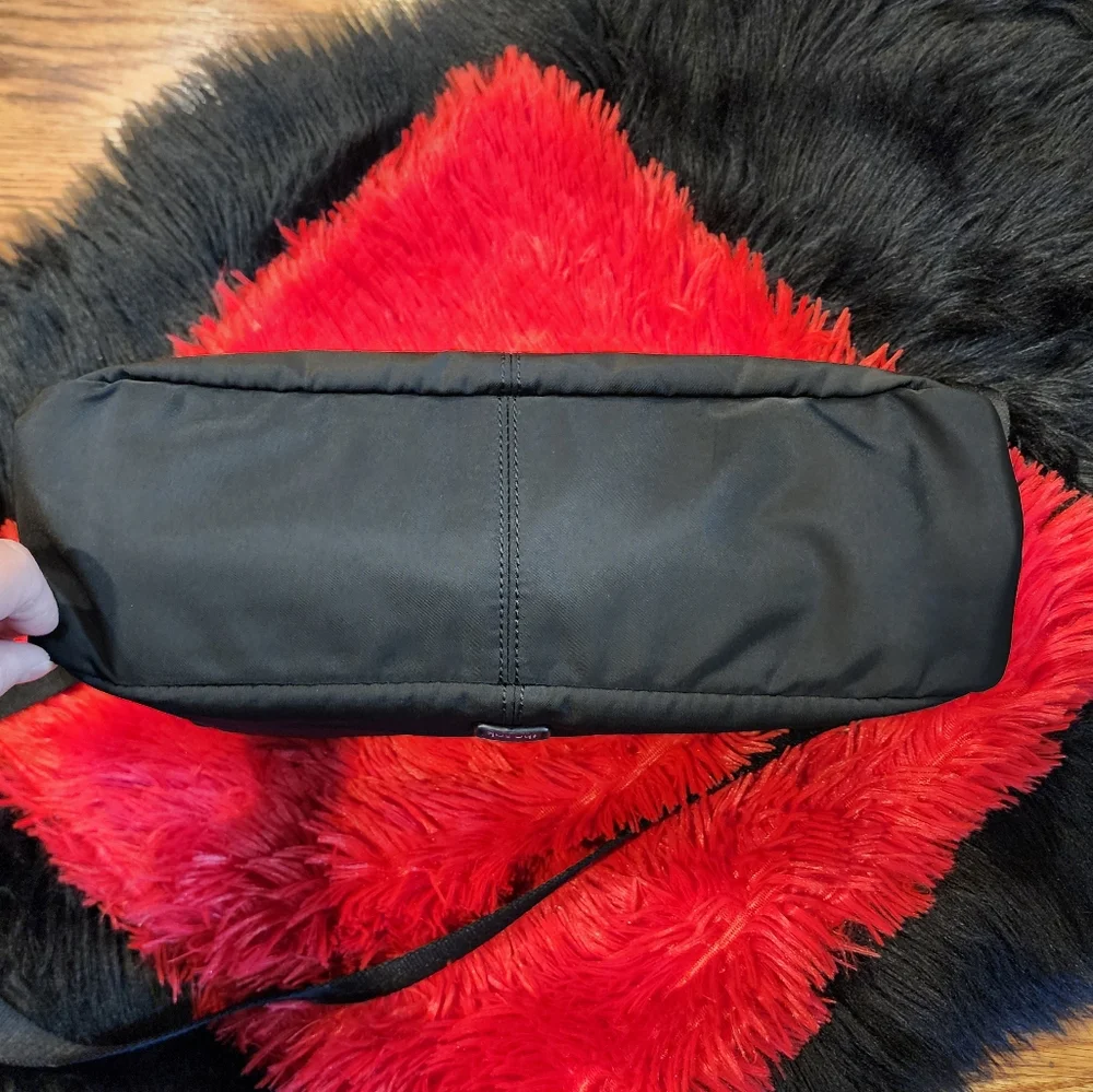The Sak Esperato Nylon Hobo Crossbody Bag in Black